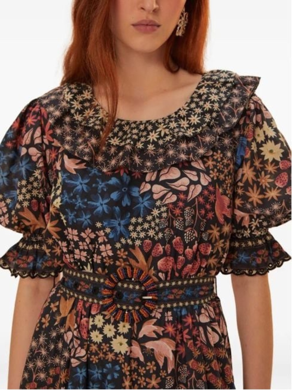 Farm Rio Jujus Garden maxi dress in large - Picture 3 of 8